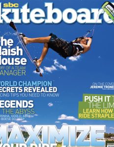 Magazine cover featuring Jeremie Tronet